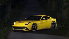 Cars Ferrari static novitec rosso yellow cars