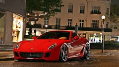 Cars Ferrari streets Ferrari 599 GTO