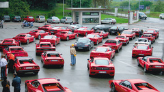 Cars Ferrari vehicles red