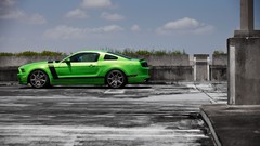 Cars Ford green cars