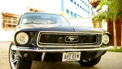 Cars Ford mustang muscle cars black cars