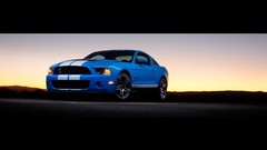 Cars ford mustang shelby gt500 muscle cars Ford Shelby blue cars