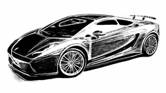 Cars Fractalius Lamborghini vehicles