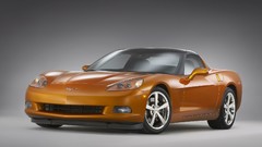 Cars front chevrolet corvette orange cars