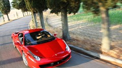 Cars front Ferrari vehicles ferrari 458 italia red cars