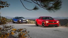 Cars front GT500 chevrolet camaro muscle cars Ford Shelby 