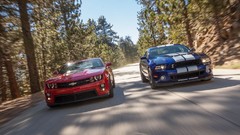 Cars front GT500 chevrolet camaro muscle cars Ford Shelby 