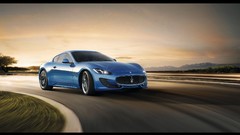 Cars front vehicles Italian Maserati granturismo