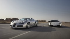 Cars front view grand lamborghini murcielago bugatti veyron 