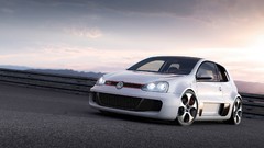 Cars front W12 concept art Volkswagen GTI