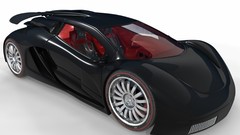 Cars futuristic black cars