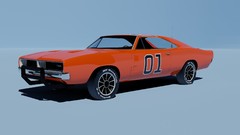 Cars General Lee orange cars Dodge Charger R/T