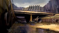 Cars graffiti Bridges pollution