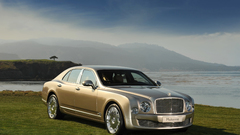 Cars grass Bentley nature