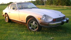 Cars grass Datsun Datsun