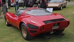 Cars grass side view