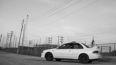 Cars grayscale monochrome side