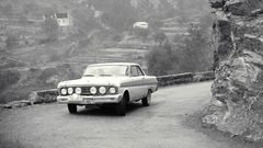 Cars grayscale monochrome targa