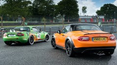Cars green cars orange cars Mazda MX-5 GT