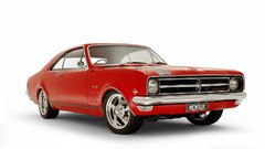 Cars Holden GTS 1968 Simple Background red cars Holden Monaro
