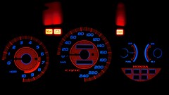 Cars Honda Civic gauges