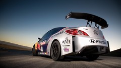 Cars Hyundai vehicles racing cars low-angle shot Hyundai 