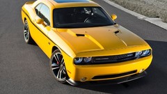 Cars jackets dodge challenger Dodge Challenger SRT8 yellow cars