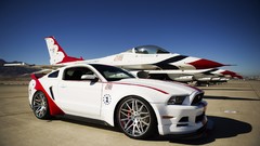 Cars jets Ford mustang f-16 fighting falcon Thunderbirds 