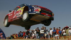 Cars jumping rally Citroen