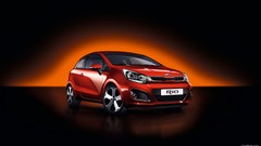 Cars Kia vehicles front angle view Kia Rio