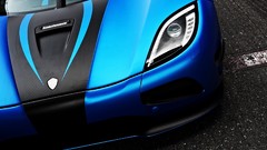 Cars Koenigsegg Supercars blue cars