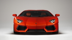 Cars lamborghini aventador gray