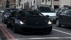 Cars Lamborghini black cars Lamborghini Murciélago LP670-4 SV