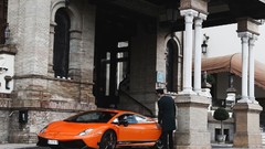 Cars lamborghini gallardo Superleggera orange cars