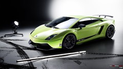 Cars Lamborghini green cars