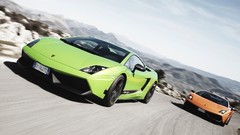 Cars Lamborghini green cars