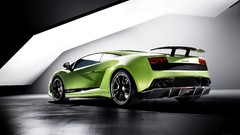 Cars Lamborghini green cars