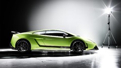 Cars Lamborghini green cars