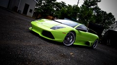 Cars Lamborghini lamborghini murcielago Supercars Italian green 