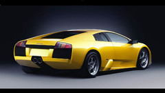 Cars lamborghini murcielago yellow