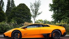 Cars Lamborghini orange cars