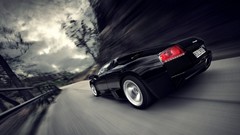 Cars Lamborghini roads automobile vehicles rear angle view 