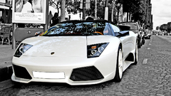 Cars Lamborghini selective coloring