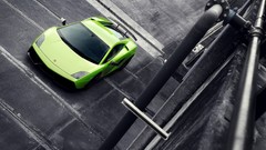 Cars Lamborghini selective coloring