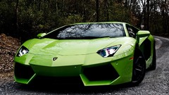 Cars Lamborghini sports cars green cars