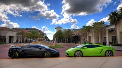 Cars Lamborghini Supercars green cars black cars