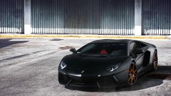 Cars Lamborghini Supercars Lamborghini-Aventador black cars 