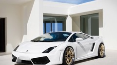 Cars Lamborghini white cars