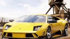 Cars Lamborghini yellow cars