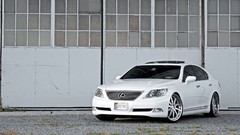 Cars Lexus side view white cars